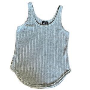 Laundry By Shelli Segal Lightweight Sea Green Velvet Tank Top Size M